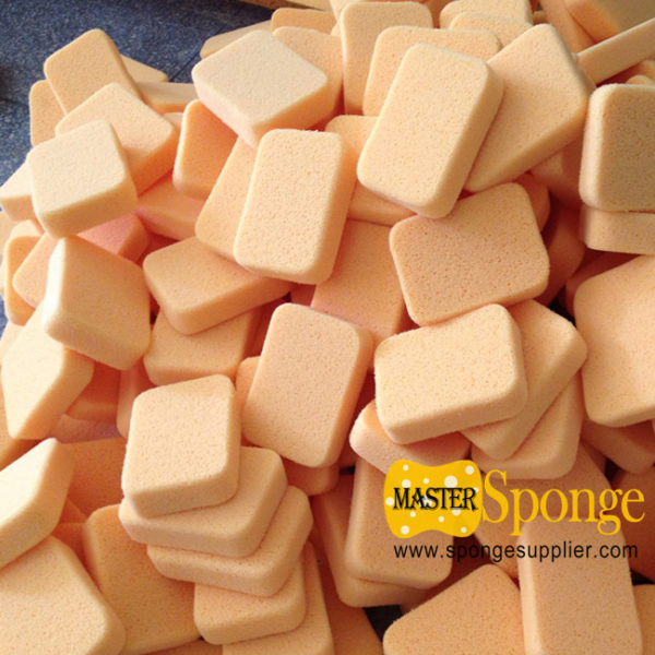 Wholesale Yellow Rounded edges hydrophiliated grout sponge