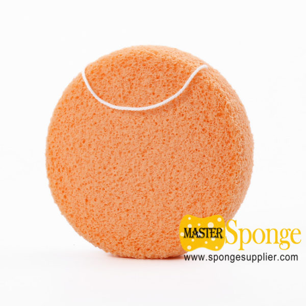 Semi-wet Soft PVA Cleansing Baby Bath Sponge Facial Sponge
