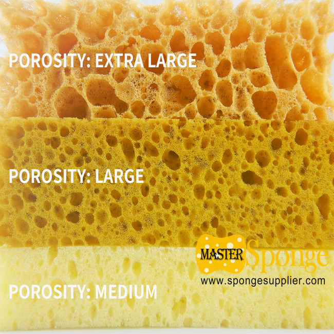 poliéter poliuretano muti-propósito basado esponja cerámica comparación porosidad