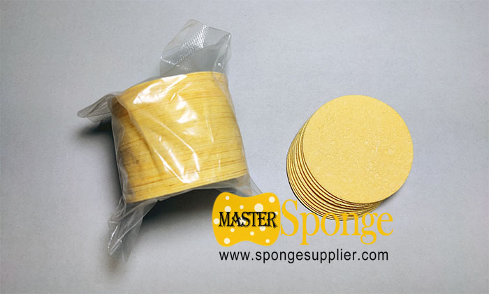 wholesale product: compressed dehydrated cellulose sponge(prodotto all'ingrosso)