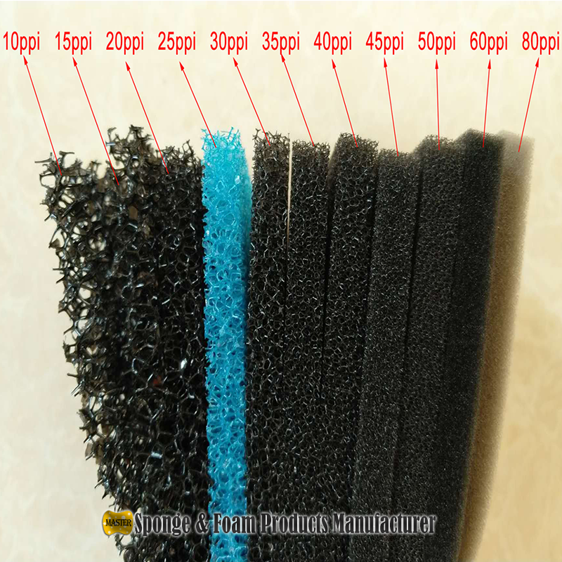 Polyurethane Reticulated Foam Air Filter Material 30ppi 40ppi - China Foam Air  Filter Material, 30 Ppi Filter Foam